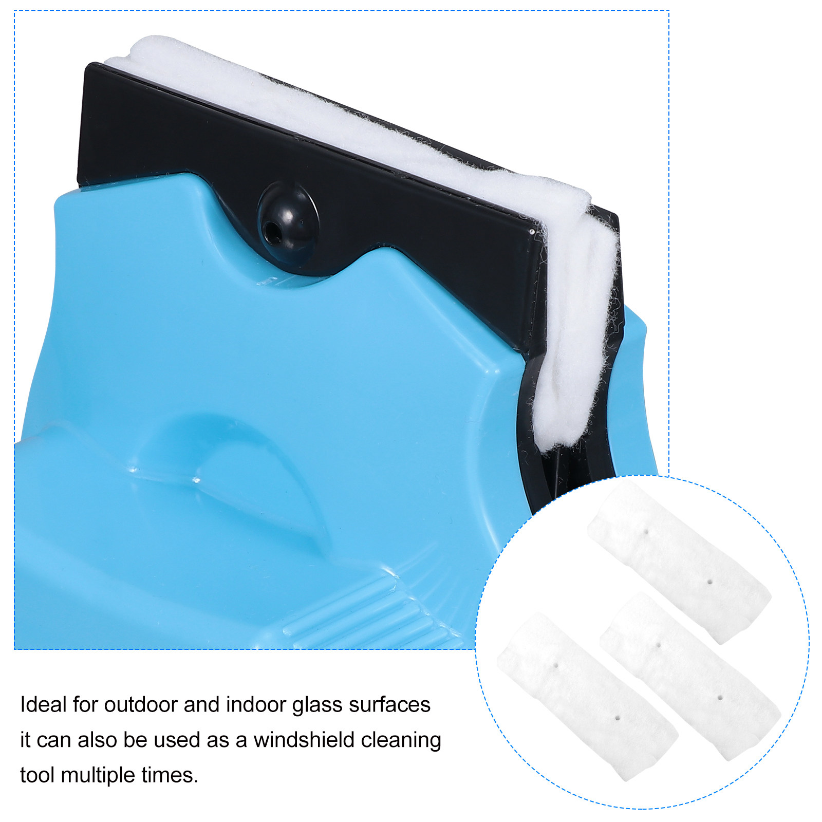30 almohadillas de fieltro de  - Glass Cleaner Streak reseña y precio