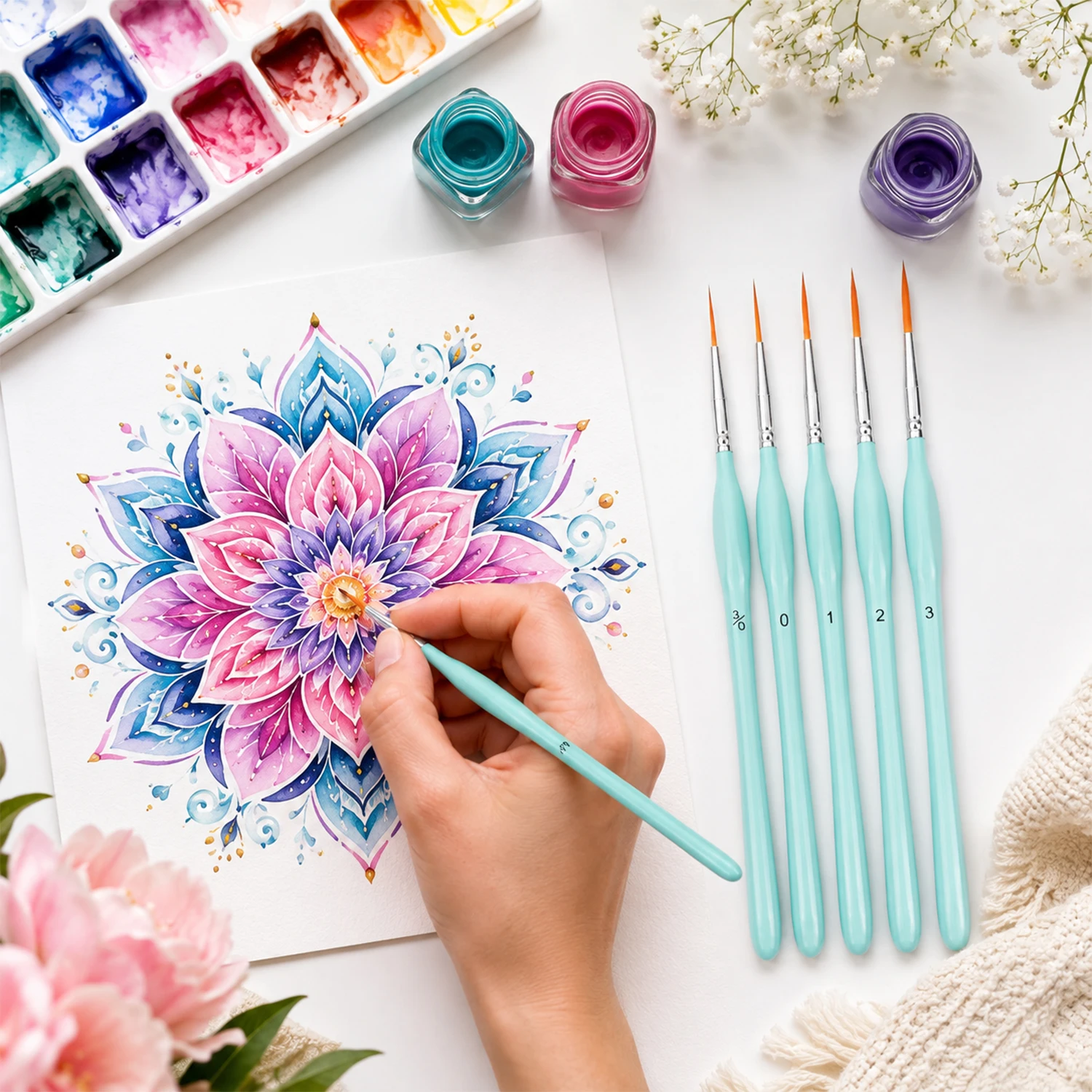 Juego de 6 pinceles de pintura - Detailing Brush Set reseña y precio